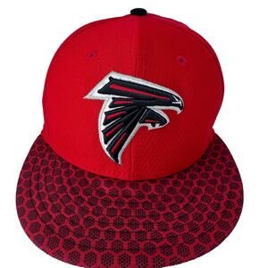 New Era Atlanta Falcons Sideline COOLERA‎ 9FIFTY Snapback Hat Red Mens